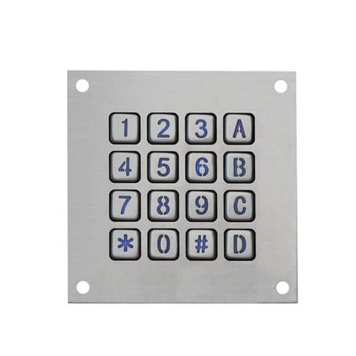 Tastiera numerica 16 tasti - B862 - Joiwo Explosion Proof Science and Technology - ad incastro / in acciaio inossidabile / IP65