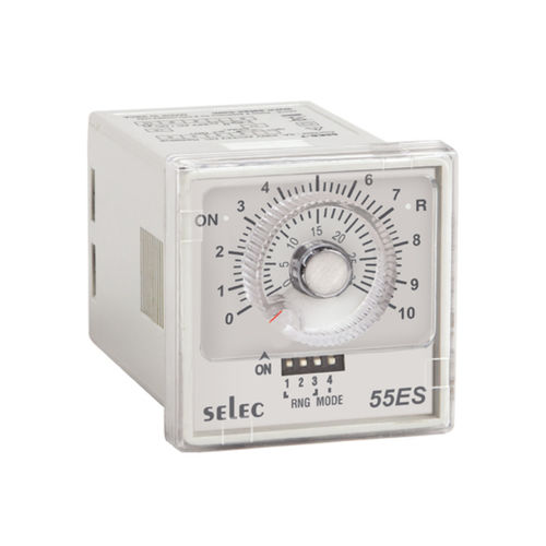 Temporizzatore elettronico - 55ES-G series - SELEC Controls Pvt. Ltd. - analogico / con attrazione ritardata / a innesto