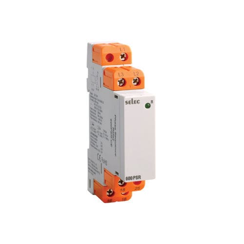 Relè di controllo di tensione - 600PSR - SELEC Controls Pvt. Ltd. - di sequenza di fasi / 1NA/NC / AC