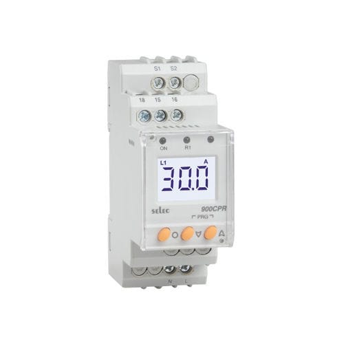 Relè di protezione di sovraintensità - 900CPR-1-BL-U - SELEC Controls Pvt. Ltd. - di sottointensità / 1NA/NC / monofase