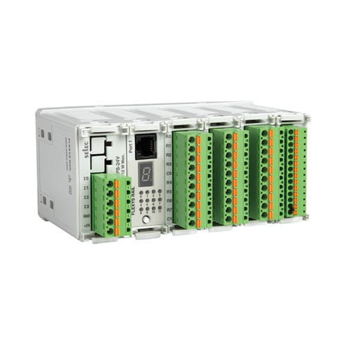 PLC su guida DIN - Flexys Rail - SELEC Controls Pvt. Ltd. - con I/O integrati / uscite digitali / uscite analogiche