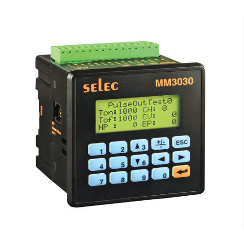 PLC per montaggio su pannello - MM3030 - SELEC Controls Pvt. Ltd. - su guida DIN / con I/O integrati / uscite digitali