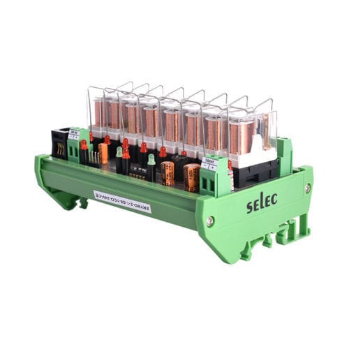 Modulo relè DC - ERLYMD-2-1-S8-1CO-24V - SELEC Controls Pvt. Ltd. - per montaggio su guida DIN