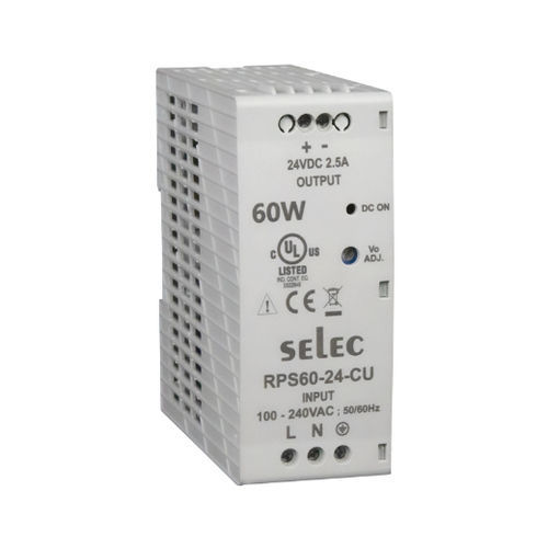 Alimentatore elettrico su guida DIN - RPS60 series - SELEC Controls Pvt. Ltd. - AC/DC