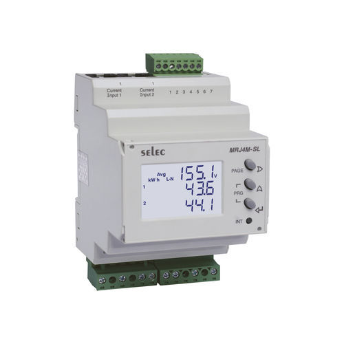Multimetro digitale - MRJ4M-SL - SELEC Controls Pvt. Ltd. - su guida DIN / cat I / di frequenza