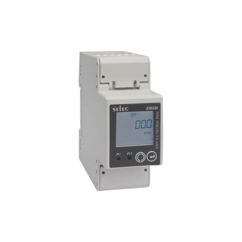 Contatore di energia elettrica monofase - EM2M series - SELEC Controls Pvt. Ltd. - su guida DIN / RS-485 / Modbus