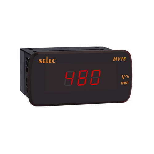 Voltmetro digitale - MV15 series - SELEC Controls Pvt. Ltd. - montato su pannello / monofase