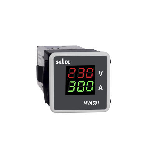 Indicatore da montare su pannello - MVA591 - SELEC Controls Pvt. Ltd. - di tensione / di corrente / LED