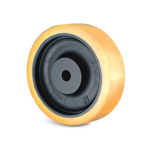 Ruota con fascia - 250 R9 series - GUITEL HERVIEU - in ghisa / Shore A / per poliuretano
