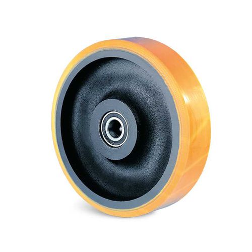 Ruota con fascia - 250 R5 series - GUITEL HERVIEU - in ghisa / a sfere / Shore A