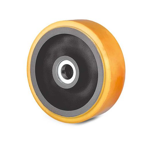 Ruota con fascia - 250 R8 series - GUITEL HERVIEU - in ghisa / a sfere / Shore A