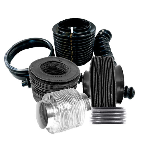 Soffietto di protezione rotondo - Proteval fuelles para maquinaria sl - in PVC / a fisarmonica / stampato