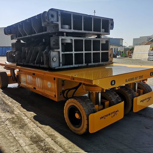 Carrello automotore elettrico - IL40ME-90°DSC - INDUSTRIAL LIFT - a 2 assi / elevabile / a pianale
