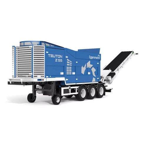 Trituratore monoalbero - TEUTON Z 55 - Eggersmann Recycling Technology - per legno / mobile
