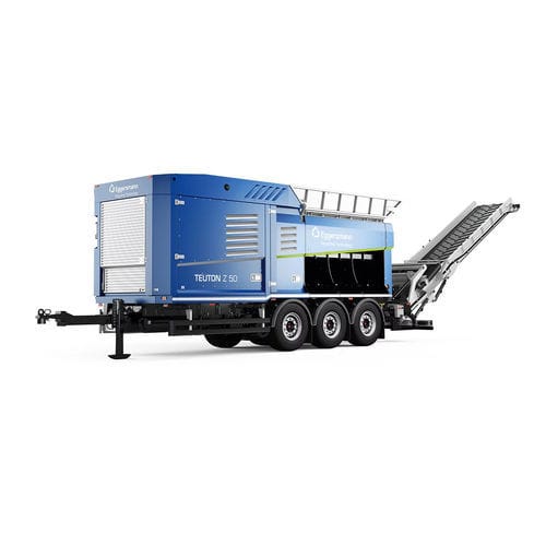 Trituratore monoalbero - TEUTON Z 50  - Eggersmann Recycling Technology - per legno / per rifiuti commerciali
