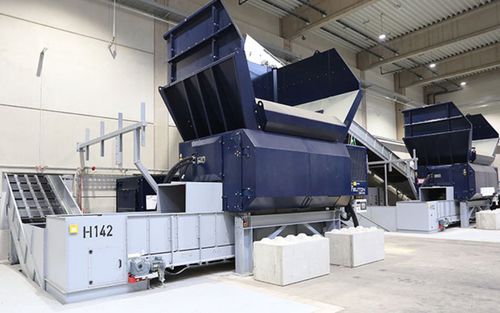 Trituratore primario - TEUTON ZS 55 - Eggersmann Recycling Technology - monoalbero / per rifiuti