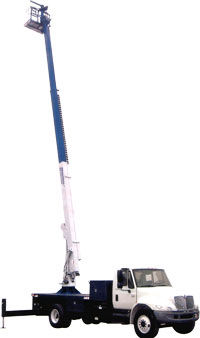 Piattaforma di lavoro aerea montata su camion - max. 5 450 lb, max. 69' | SC75 - Manitex - idraulica