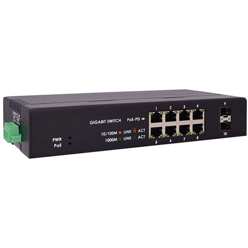 Switch Ethernet non gestibile - NET-429 - WinSystems, Inc. - 10 porte / PoE / ridondante