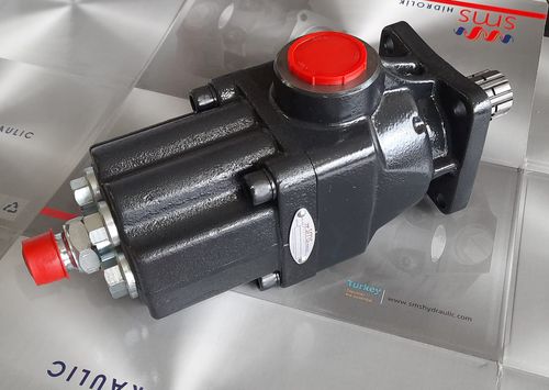 Pompa idraulica a pistone - P-6060-01 - SMS Hydraulic Ltd.Co. - con motore idraulico / in alluminio / in ghisa
