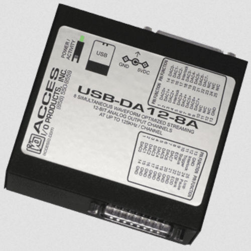 Modulo di uscita analogico - USB-DA12-8E - ACCES I/O Products, Inc. - USB / 8 canali / di automatizzazione