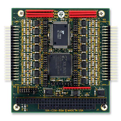 Scheda di comunicazione RS422/RS485 - 104-COM-8SM-T - ACCES I/O Products, Inc. - serie / PC/104 / a 2 vie