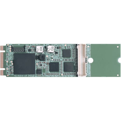 Scheda I/O analogica - M.2-AIO16-16F - ACCES I/O Products, Inc. - 16 canali / con 4 uscite analogiche / a 8 ingressi analogici