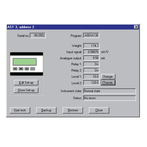 Software di supervisione - DeltaCom - Nobel Weighing Systems - di calibrazione / configurazione / Windows