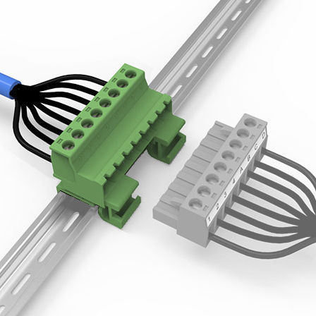 Morsetto componibile su guida DIN - LC15-5.08 - Elinker Electric - a presa / con connessione a vite / push-in