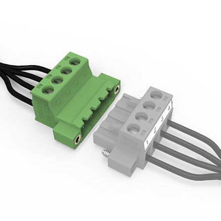 Connettore femmina - LC10MG-5.08 - Elinker Electric - multipolare / in plastica / in ottone