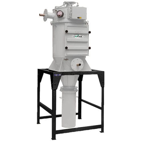Depolveratore a cartuccia - DC series - Conair - con rimozione a contro-corrente / sottovuoto / per l'industria plastica