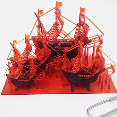 Resina per stampante 3D polimerica - R5 - Envisiontec - rossa / per prototipazione