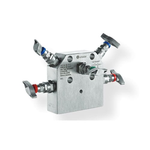 Manifold a 3 vie - A33 series - GEORGIN S.A. - in acciaio inossidabile / con flangia / di isolamento