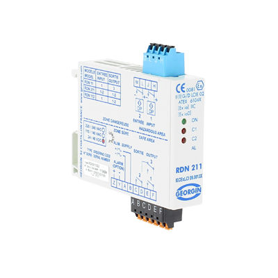 Relè statico 24 VDC - RDN series - GEORGIN S.A. - 48 V DC / 110 V AC / su guida DIN