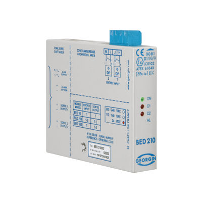 Relè statico 24 VDC - BED series - GEORGIN S.A. - 48 V DC / 110 V AC / su guida DIN