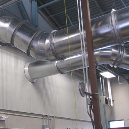 Condotto d'aerazione rigido - Avani Environmental - in acciaio inossidabile / in acciaio galvanizzato / per sistema di ventilazione