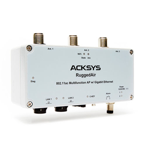 Access point industriale - RuggedAir1000 - ACKSYS Communications & Systems - WiFi / MIMO / di alimentazione Ethernet
