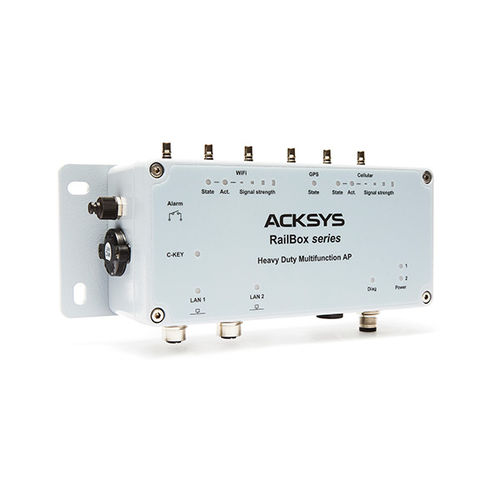 Router LTE - RailBox  - ACKSYS Communications & Systems - cellulare / di dati / Ethernet