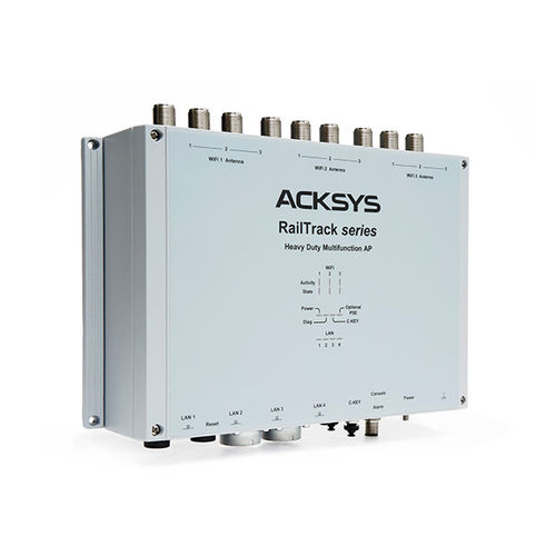 Access point WiFi - RailTrack - ACKSYS Communications & Systems - MIMO / Ethernet / per rete