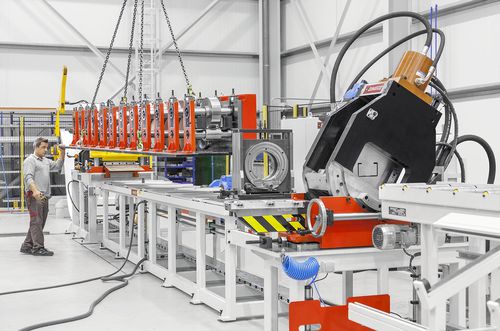 Linea di profilatura per profilati - C-Z - DIMECO - CNC / punzonatura / di piegamento