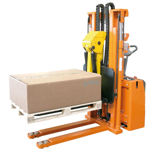 Accatastatore elettrico - Pallmatic - DIMECO - a timone con guida da terra / per pallet / per cartoni