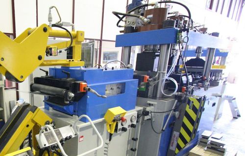 Linea di punzonatura automatica - DIMECO - elettrica / per cavi / per lamiere