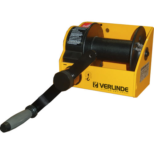Argano a vite senza fine - M series - VERLINDE - manuale / robusto / con freno