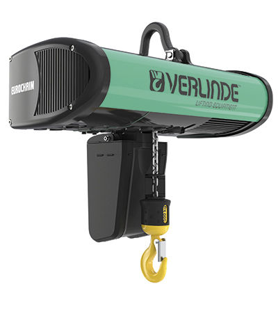 Paranco a catena elettrico - EUROCHAIN VX VARIO series - VERLINDE - a velocità regolabile