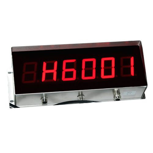 Indicatore di peso con display LED - VIS H60 - NBC Elettronica Group Srl - a parete / a tenuta stagna / IP65