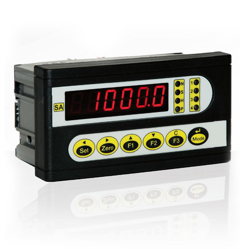 Indicatore di peso con display LED - SA 02 - NBC Elettronica Group Srl - ad incastro / IP65 / a distanza