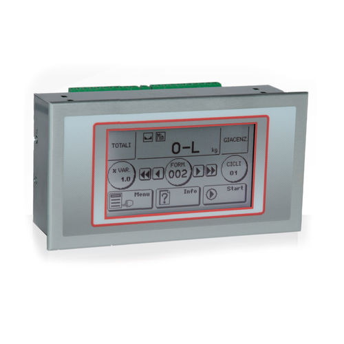 Indicatore di peso display LCD - TS 01 - NBC Elettronica Group Srl - ad incastro / IP65 / USB
