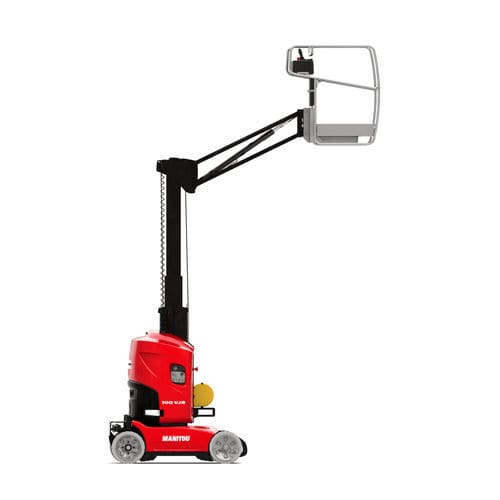 Piattaforma a sfilo verticale mobile - 100 VJR - MANITOU - con alimentazione a batteria / per applicazioni industriali / compatta