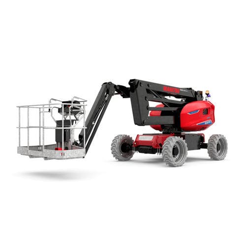 Piattaforma articolata fuoristrada - 160 ATJ series - MANITOU - su ruota / elettrica / per uso in interni ed esterni