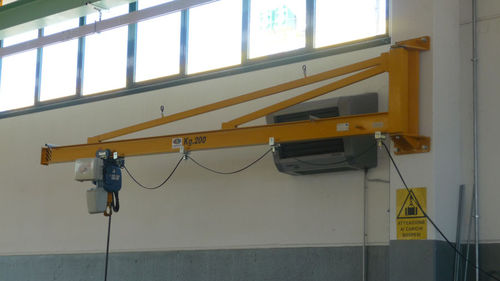 Gru a bandiera a muro - GBH - ETS engineering Spa - rotativa
