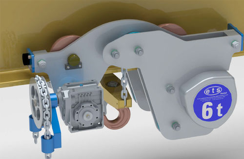 Paranco a catena ad altezza libera - ULH series - ETS engineering Spa - manuale / antideflagrante / antiscintilla